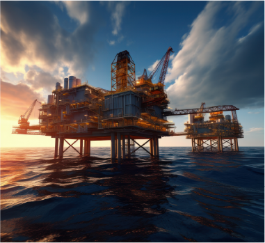 Plataforma offshore para aquisicao sismica